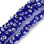 Handmade Evil Eye Lampwork Beads Strands