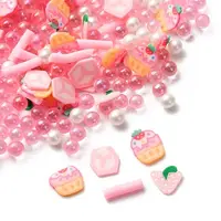 Handmade Polymer Clay Cabochons and Plastic Beads for DIY Jewelry Making Findings