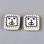 Printed Opaque Resin Beads