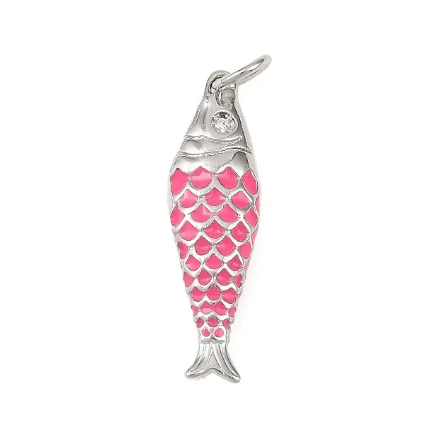 Brass Enamel Pendants