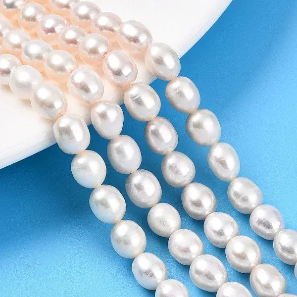 Natural Cultured Freshwater Pearl Beads Strands