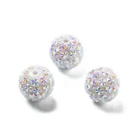 Acrylic Rhinestone Ball Beads