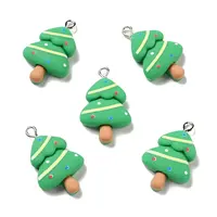 Christmas Opaque Resin Pendants