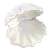Shell Shape Porcelain Jewelry Plate