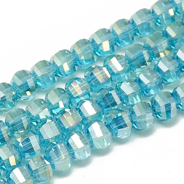 Electroplate Glass Beads Strands