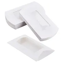 Paper Pillow Candy Boxes with Rectangle Visible Window