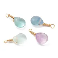 Natural Fluorite Pendants