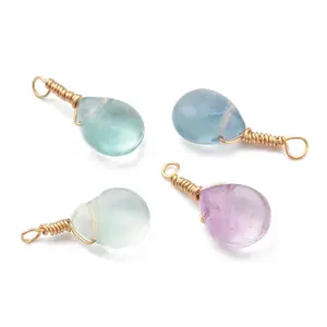 Natural Fluorite Pendants