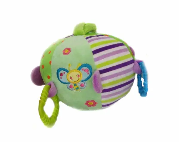 Chrastítko koule zelená – 14 cm