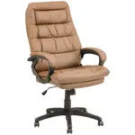 MID.YOU KANCELÁŘSKÉ KŘESLO, vzhled kůže, hnědá, černá