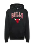 NEW ERA Mikina 'NBA'  červená / čierna / biela