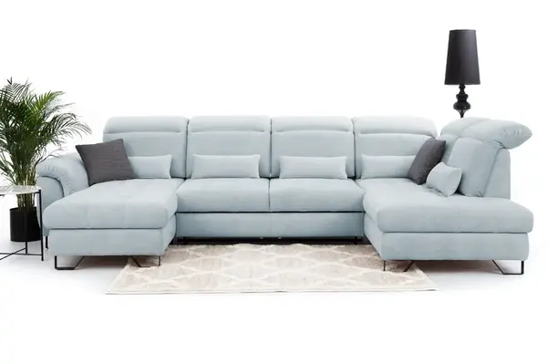 Sedací souprava Giovani do U - látka Wind Provedení: Levá U, Nožičky: Nožičky kovové - chrom, látka: Wind 73