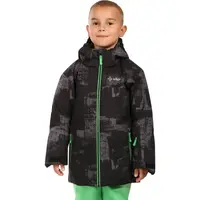 KILPI ATENI Chlapčenská lyžiarska bunda, čierna, veľkosť