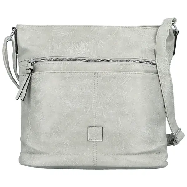 Dámská crossbody kabelka světle šedá - Firenze Trixana new