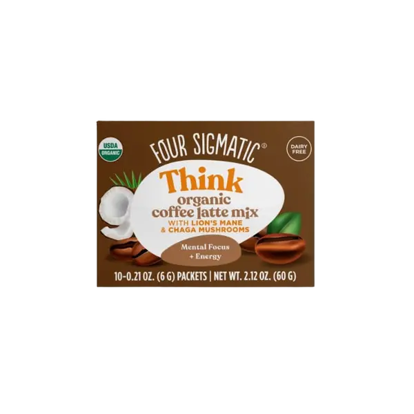 FOUR SIGMATIC Lion´s Mane Mushroom Coffee Latte Mix BIO 10 x 6 g