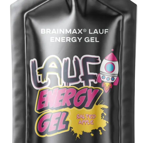 BRAINMAX LAUF Energy Gel Slané jablko bez kofeinu 12 x 40 g