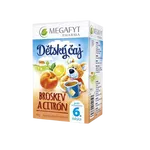 MEGAFYT Dětský čaj Broskev a citrón BIO 20 x 2 g