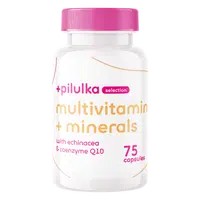 PILULKA SELECTION Multivitamin s minerály s Echinaceou + Koenzym Q10 75 kapslí