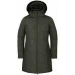 ALPINE PRO NORGA Dámsky prešívaný kabát, tmavo zelená, veľkosť