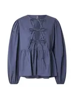 PIECES Blúzka 'PCJolly'  tmavomodrá