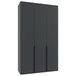 MID.YOU ŠATNÍ SKŘÍŇ S OTOČNÝMI DVEŘMI, barvy grafitu, 135/236/58 cm