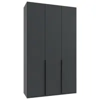 MID.YOU ŠATNÍ SKŘÍŇ S OTOČNÝMI DVEŘMI, barvy grafitu, 135/236/58 cm