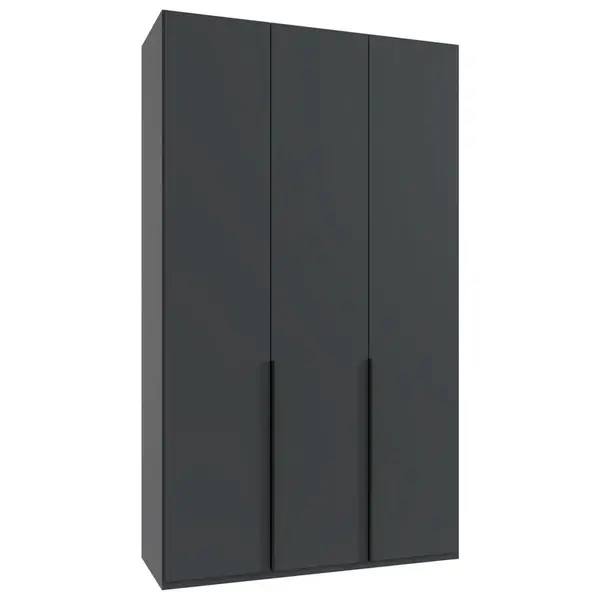 MID.YOU ŠATNÍ SKŘÍŇ S OTOČNÝMI DVEŘMI, barvy grafitu, 135/236/58 cm