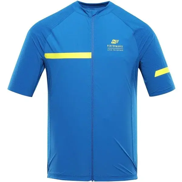 ALPINE PRO SAGEN Pánské cyklo triko, modrá, velikost
