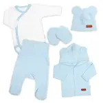 Baby Nellys Bavlněná souprava pro miminko 5D, Made with love, baby blue, vel. 62