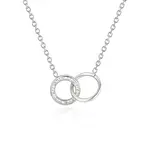 Troli Minimalistický oceľový náhrdelník VJMS004NS