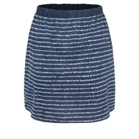 ALPINE PRO GESBO Detská letná sukňa, tmavo modrá, veľkosť 104-110