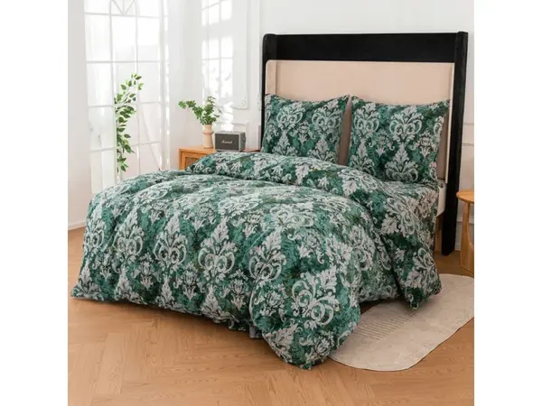 Mikroplyšové obliečky ORIENTINO zelené Rozmer obliečky: 70 x 80 cm | 140 x 200 cm