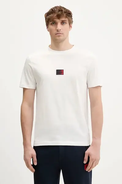 Bavlněné tričko HUGO Danotie