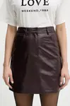 Kožená sukně Weekend Max Mara ONCIA