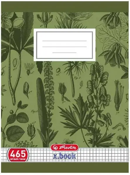 Školní sešit 465 bezdřevý (poškozená)