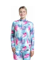 Meatfly dámské termo tričko Esme Pink Flowers | Růžová | Velikost XL