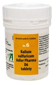 ADLER PHARMA Nr.6 Kalium sulfuricum D6 1000 tablet