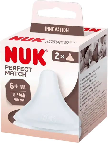 NUK Perfect Match savička Universal (6+ m.) 2 ks
