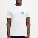 Tričko Rip Curl PASSAGE pánské, bílá barva, s potiskem, 0JIMTE