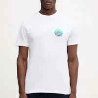 Tričko Rip Curl PASSAGE pánské, bílá barva, s potiskem, 0JIMTE