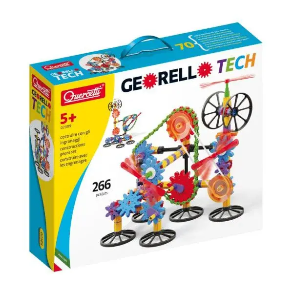 Quercetti Georello 3D Gear Tech 266 dílů