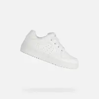White Girls Geox Washiba Sneakers - Girls
