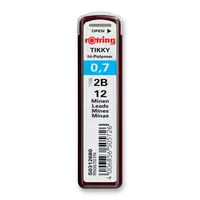 Tuhy Rotring, 12 ks - 0,7 mm, 2B