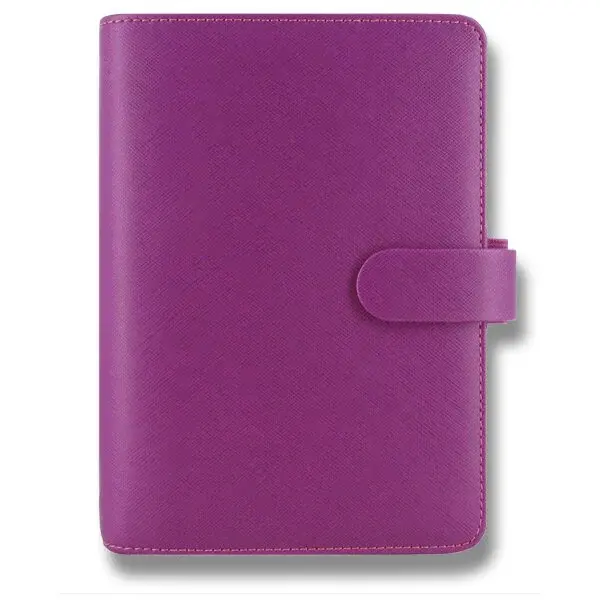 Osobní diář Filofax Saffiano A6 - malinový