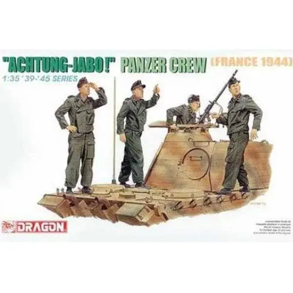 Model Kit figurky 6191 - "ACHTUNG-JABO!" PANZER CREW (FRANCE 1944) (1:35)