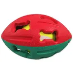 Míč DF gumové rugby s tenisákem mix barev 12,5cm
