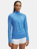 Under Armour Tech 1/2 Zip T-Shirt - Twist-BLU - Women's