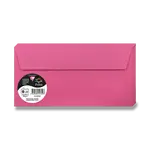 Barevná obálka Clairefontaine, DL, samolepicí, 20 ks - růžová