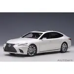 1:18 LEXUS LS500H 2018 SONIC WHITE - AUTOART - 78866