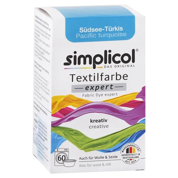 Simplicol barva na textil Tyrkysová 150g